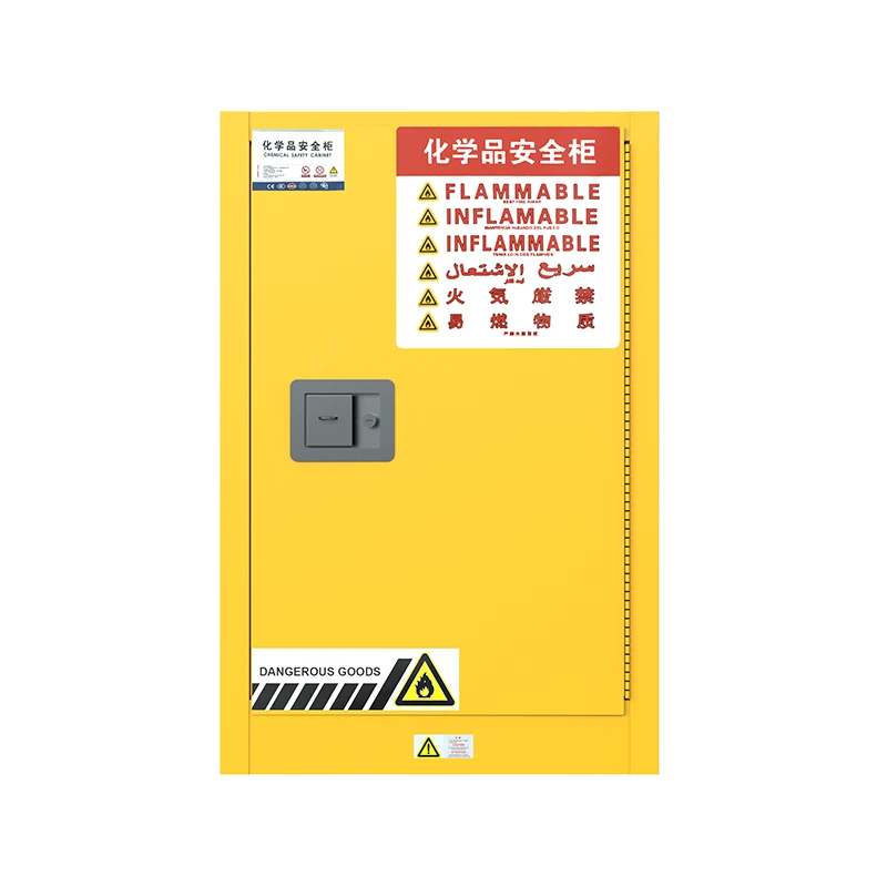 Kabinet Penyimpanan Keamanan Cairan dan Bahan Kimia yang Mudah Terbakar 12 Galon