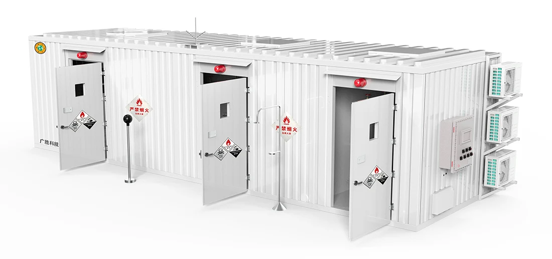 Walk-in Explosion-proof Hazardous Waste Container Warehouse